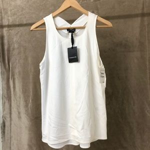 Trouve white shell tank
